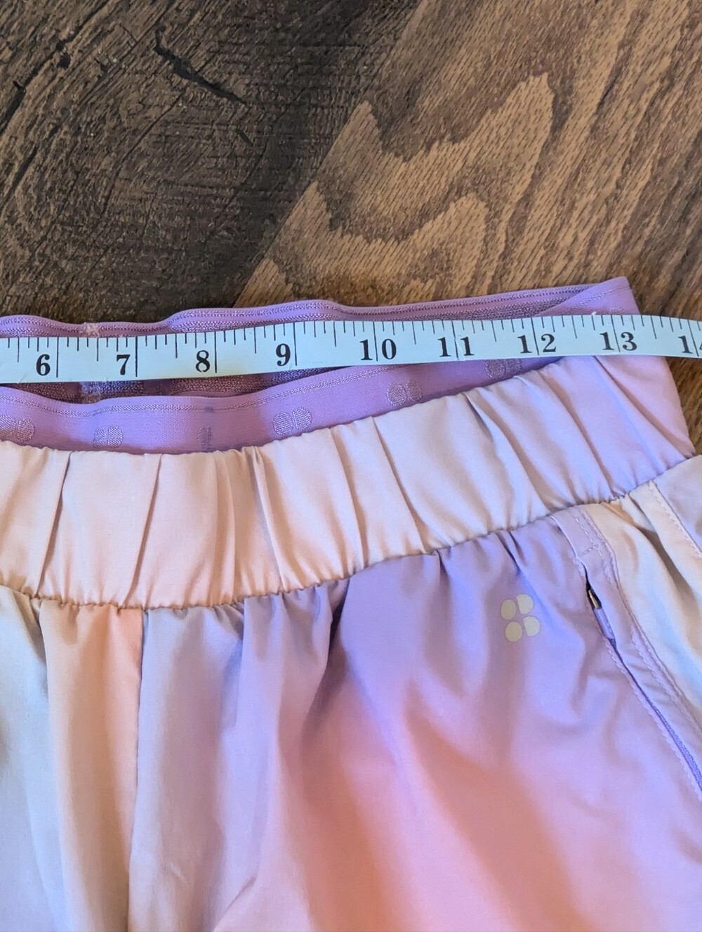Sweaty Betty On Your Marks 2-in-1 Running Shorts Ombre Pastel Sunset Large - Picture 8 of 8